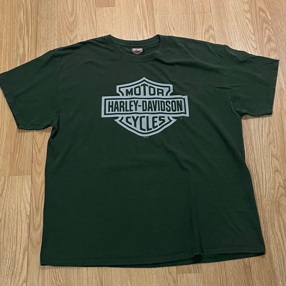 Harley-Davidson Other - Harley Davidson Men’s Green XL Short Sleeve Graphic T-shirt Bartlett El Paso